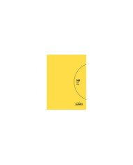 Cahier piqure Jaune 17*22 - 96 Pages 90G PP YAMAMA