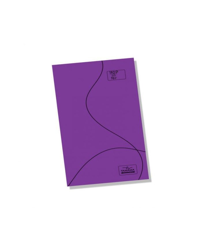 Cahier piqure 17*22 PP - 192P BMV 70G Violet YAMAMA