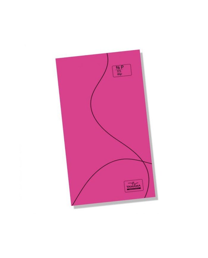 Cahier piqure 17*22 PP - 192P BMV 70G Rose YAMAMA Cahier piqure 17*22 PP - 192P BMV 70G Rose YAMAMA