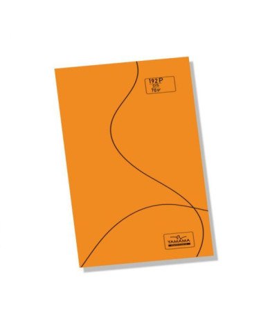 Cahier piqure 17*22 PP - 192P BMV 70G Orange YAMAMA Cahier piqure 17*22 PP - 192P BMV 70G Orange YAMAMA