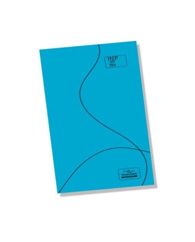 Cahier piqure 17*22 PP - 192P BMV 70G Bleu YAMAMA Cahier piqure 17*22 PP - 192P BMV 70G Bleu YAMAMA