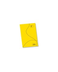 Cahier piqure 17*22 PP - 192P BMV 70G Jaune YAMAMA