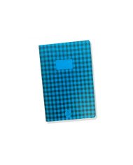 Cahier Piqure 17*22 PP - 48P Carreaux Bleu SELECTA