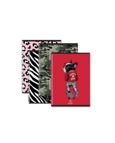 Cahier spiral cartonné 120P SELECTA 17x22 PM Cahier spiral cartonné 120P SELECTA 17x22 PM