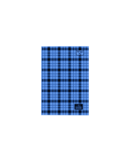 Cahier YAMAMA 96P - 17x22 PP Carreaux bleu