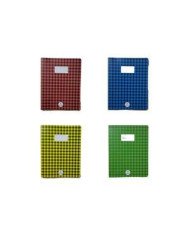 Cahier brochure 17x22 - 400P Seyes 60G PP à carreaux SELECTA