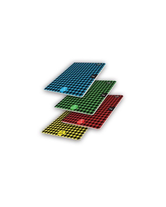 Cahier Piqure Karthex A4 - 96P A Carreaux Selecta