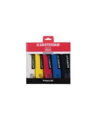 Le Libr'air - Set primaire d'acryliques de la série Standard 5 x 120 ml - Amsterdam - Tunisie