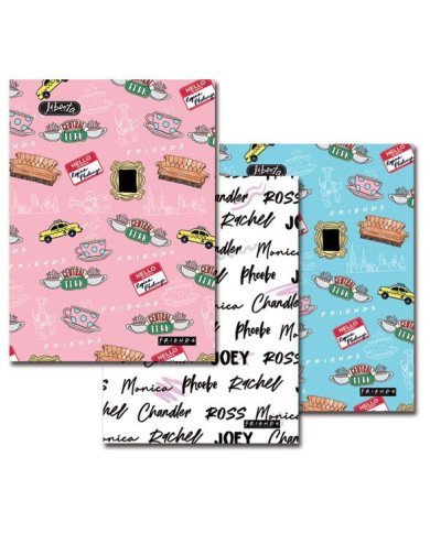 Cahier Piqure 21x29,7 - 96P - 90G - Friends Liberta