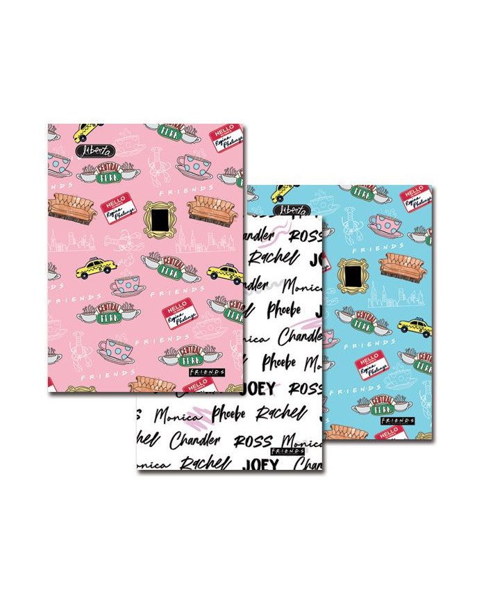 Cahier Piqure 21x29,7 - 96P - 90G - Friends Liberta