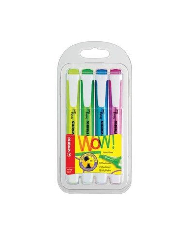 Etui de 4 Surligneurs Stabilo Swing Cool