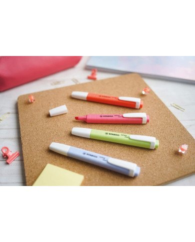 Pochette De 8 Surligneurs Stabilo Swing Cool Pastel