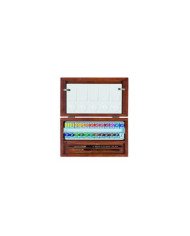 Set Aquarelle en bois Van Gogh 24 couleurs en godets + 3 accessoires