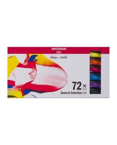 Le Libr'air - Sélection Générale Set d’acryliques série Standard 72 x 20ml - Amsterdam - Tunisie Le Libr'air - Sélection Générale Set d’acryliques série Standard 72 x 20ml - Amsterdam - Tunisie
