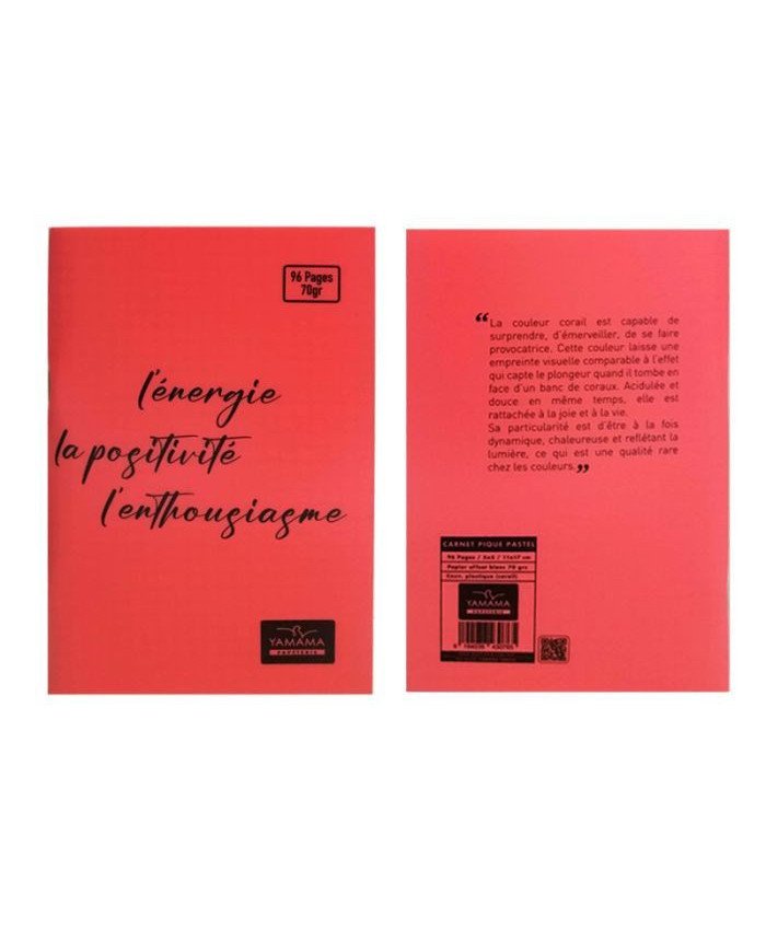 Carnet YAMAMA 96P 11*17 Pastel 70G
