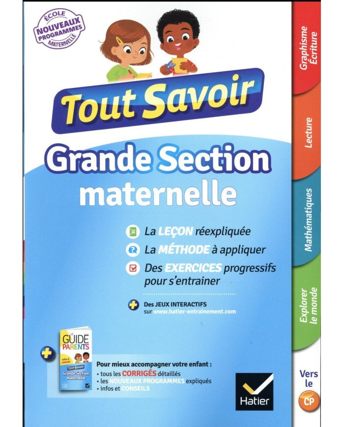 Tout savoir - Grande Section