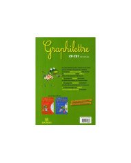 Graphilettre : CP-CE1 - cahier d'écriture - les majuscules pour droitiers et gauchers - de 6 à 8 ans
