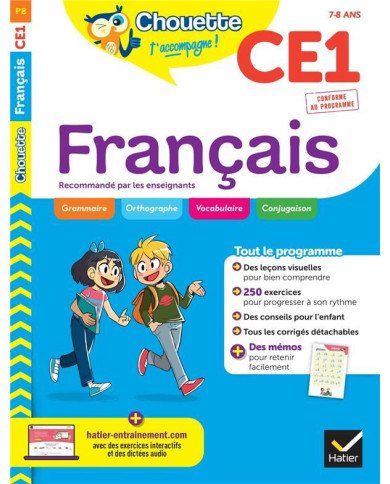 Chouette entraînement Tome P8 : français - CE1