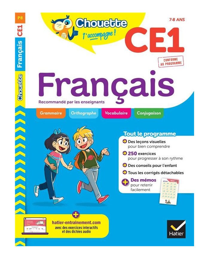 Chouette entraînement Tome P8 : français - CE1