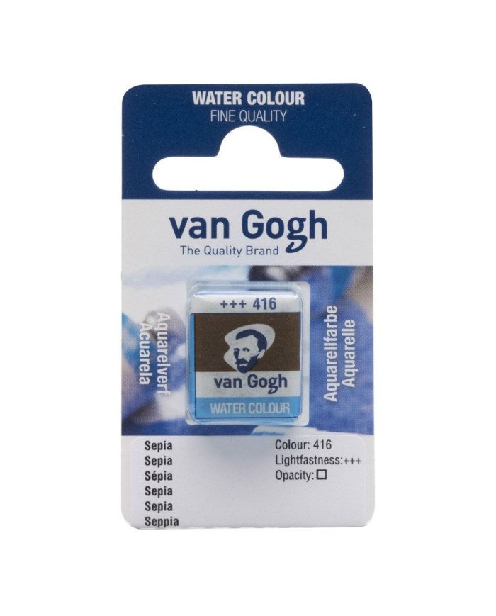 Peinture aquarelle Godet Sépia 416 VAN GOGH