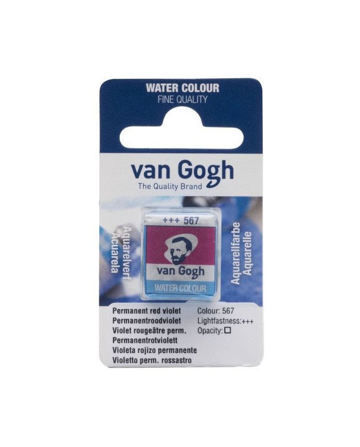 Peinture aquarelle Godet Violet Rougeâtre perm. 567 VAN GOGH