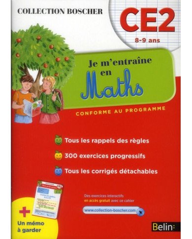 Je m'entraîne en mathématiques - CE2