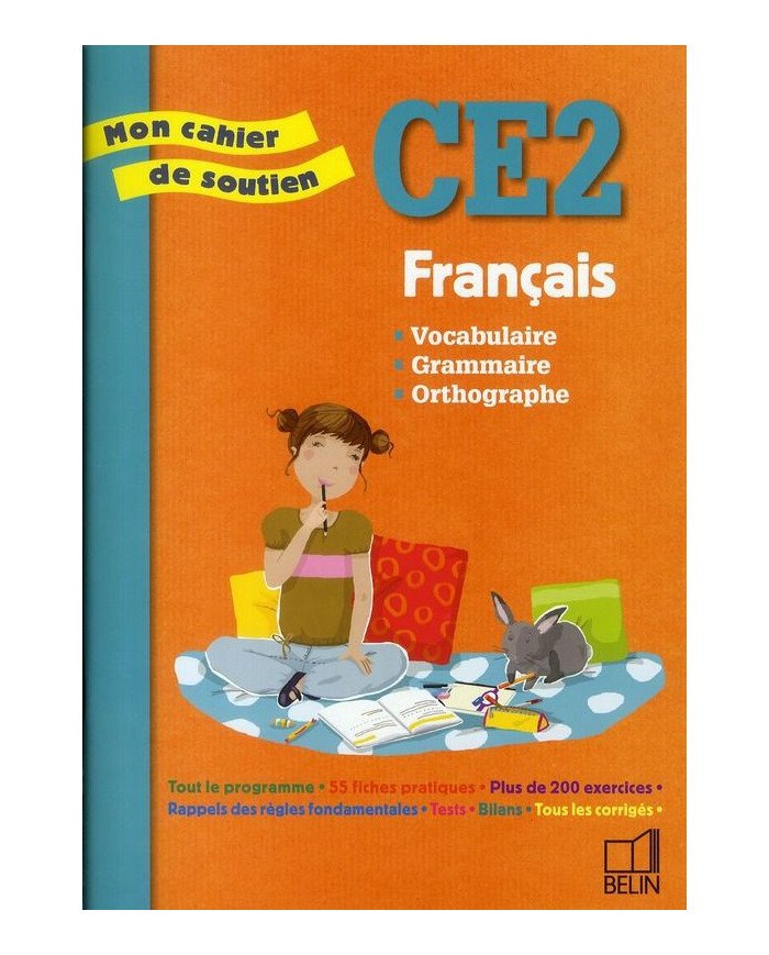 Mon cahier de soutien - français - CE2
