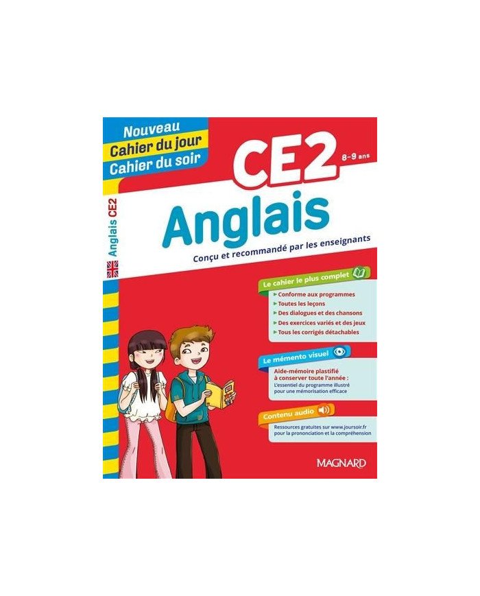 Cahiers du jour/ soir : anglais - CE2