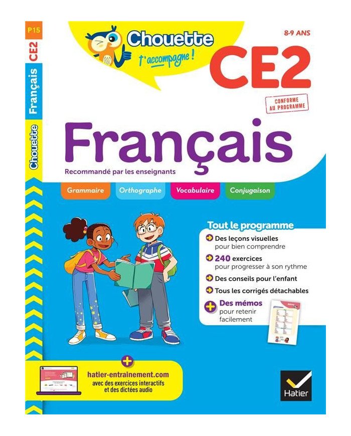 Chouette entraînement Tome P15 : français - CE2