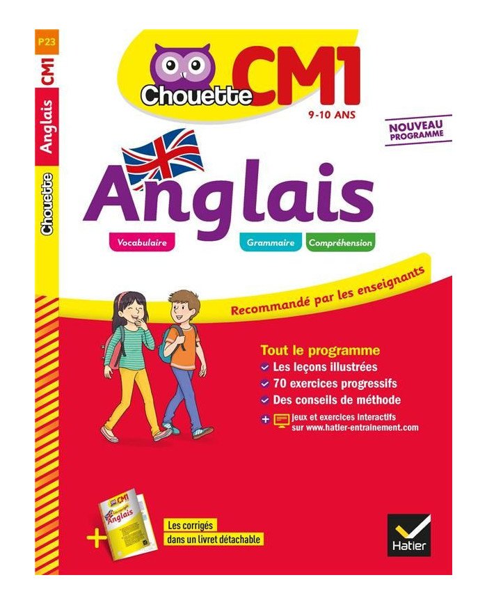 Chouette entraînement : anglais - CM1