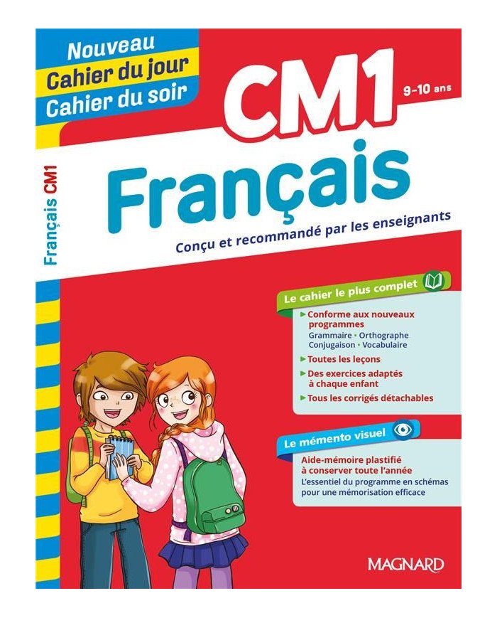 Cahiers du jour/ soir : français - CM1