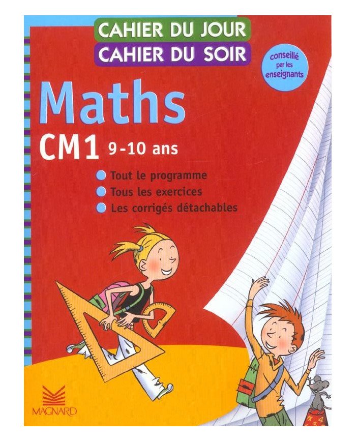Cahiers du jour/ soir : mathématiques - CM1
