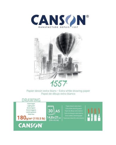 Bloc CANSON 1557 -180G- A4 Bloc CANSON 1557 -180G- A4