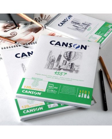 Bloc CANSON 1557 -180G- A4 Bloc CANSON 1557 -180G- A4