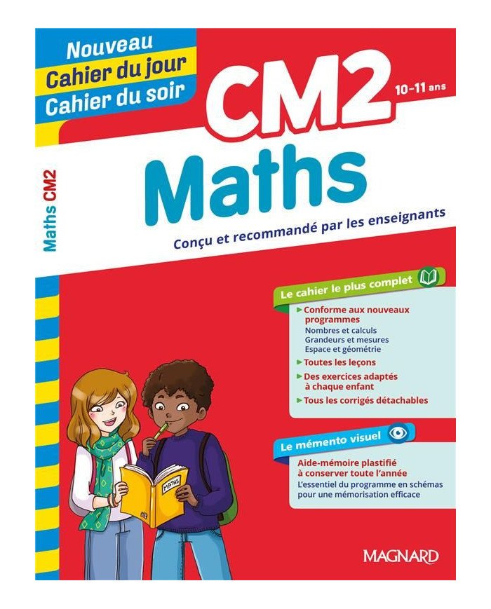 Cahiers du jour/ soir : mathématiques - CM2