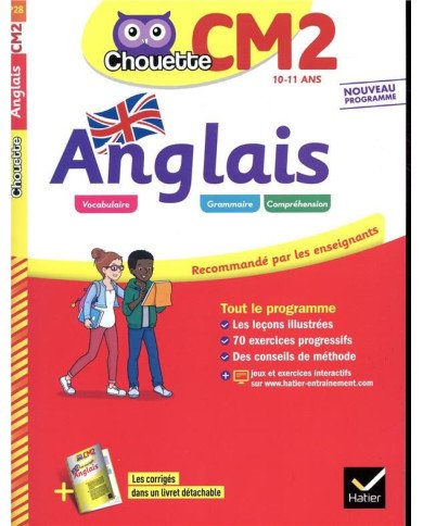 Chouette entraînement : anglais - CM2