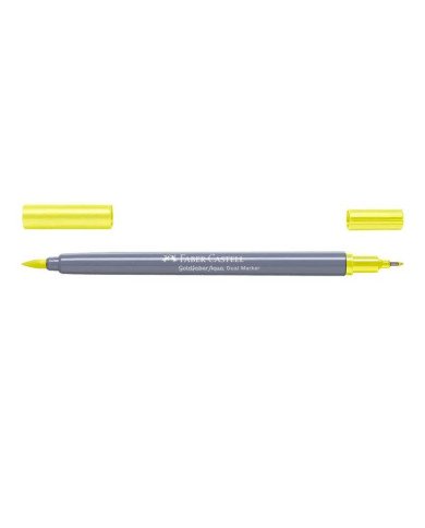 Feutre Aquarelle Double Pointe 205 jaune cadmium citron Faber-Castell