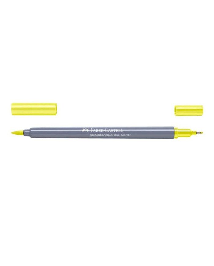 Feutre Aquarelle Double Pointe 205 jaune cadmium citron Faber-Castell
