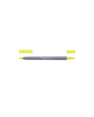Feutre Aquarelle Double Pointe 205 jaune cadmium citron Faber-Castell Feutre Aquarelle Double Pointe 205 jaune cadmium citron Faber-Castell