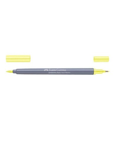 Feutre Aquarelle Double Pointe 104 Jaune clair glacis Faber-Castell