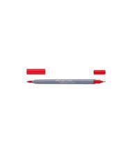 Feutre Aquarelle Double Pointe 121 Rouge géranium clair Faber-Castell