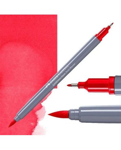Feutre Aquarelle Double Pointe 121 Rouge géranium clair Faber-Castell