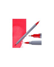 Feutre Aquarelle Double Pointe 121 Rouge géranium clair Faber-Castell