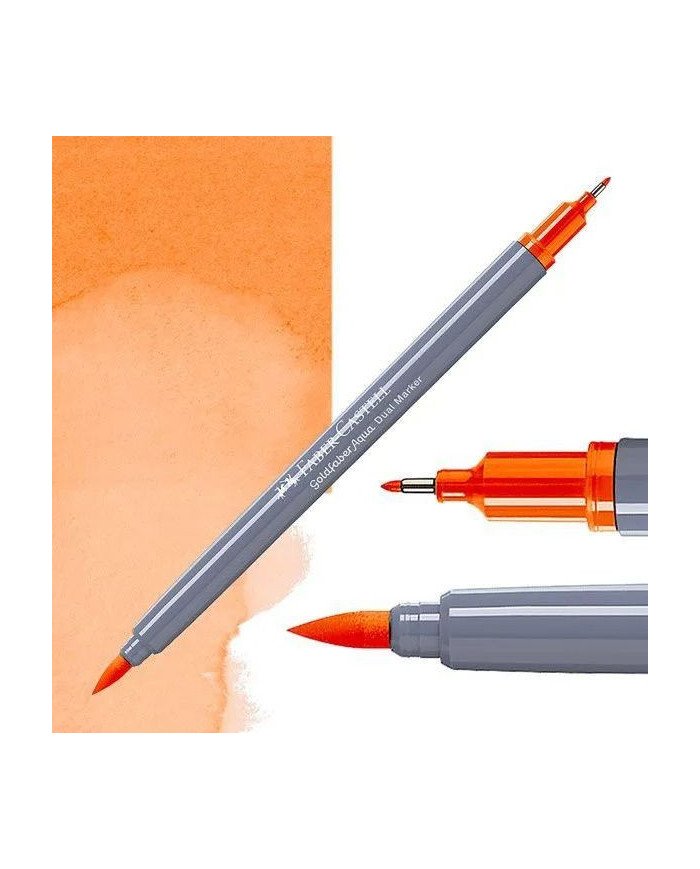 Feutre Aquarelle Double Pointe 113 Orange glacis Faber-Castell
