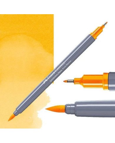 Feutre Aquarelle Double Pointe 109 Jaune chrome foncé Faber-Castell
