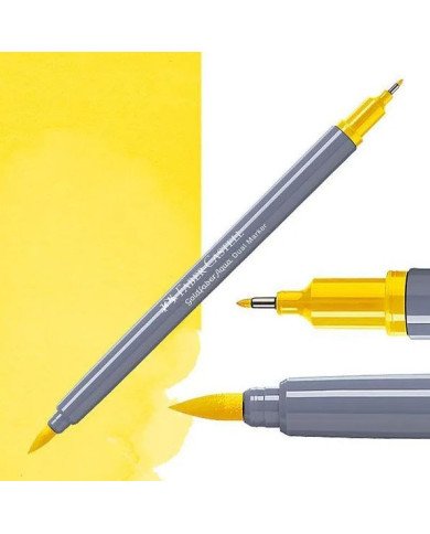 Feutre Aquarelle Double Pointe 107 Jaune cadmium Faber-Castell