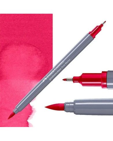 Feutre Aquarelle Double Pointe 126 Carmin foncé Faber-Castell