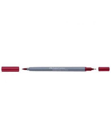 Feutre Aquarelle Double Pointe 227 Rouge écarlate Faber-Castell