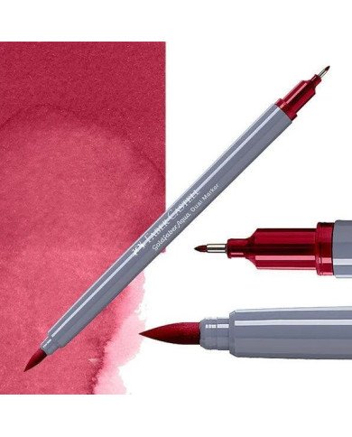Feutre Aquarelle Double Pointe 227 Rouge écarlate Faber-Castell