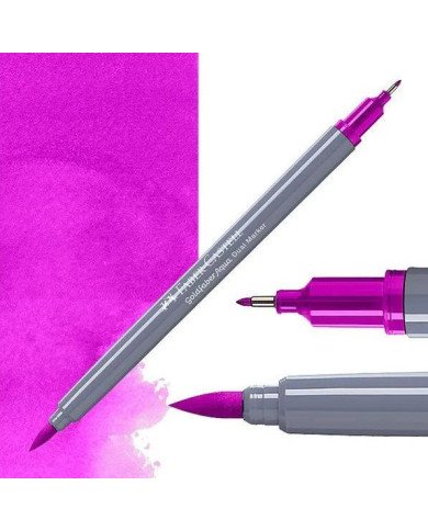 Feutre Aquarelle Double Pointe 228 Magenta Vif Faber-Castell
